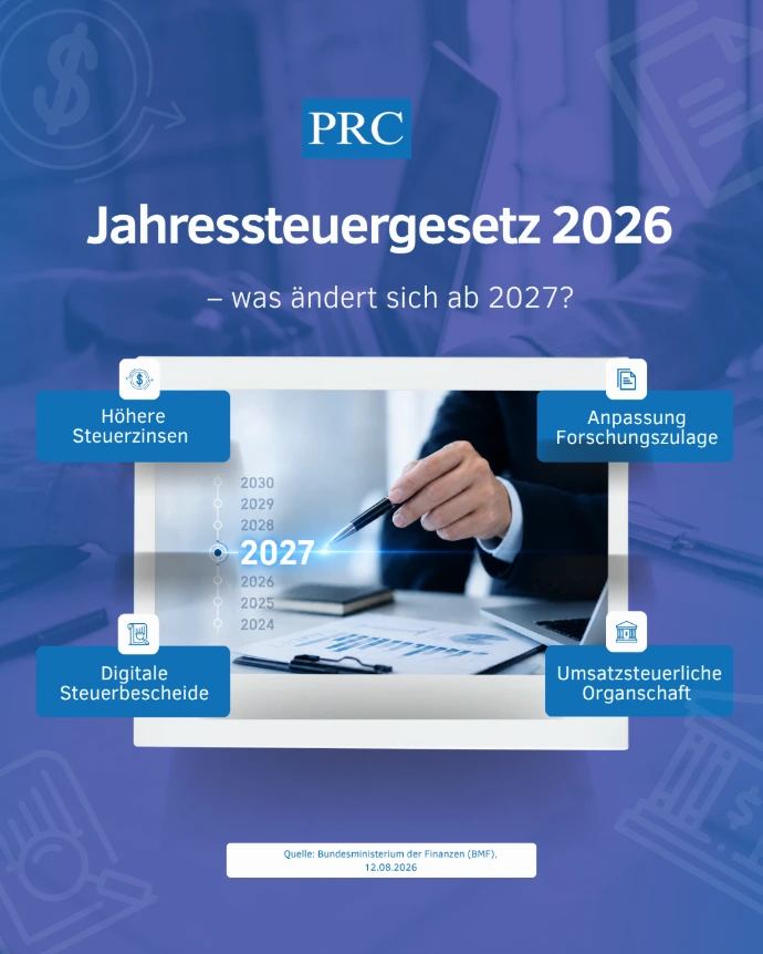 Blog Beitrag Jahressteuergesetz 2026, Wirtschaftsprüfung, Fulda 